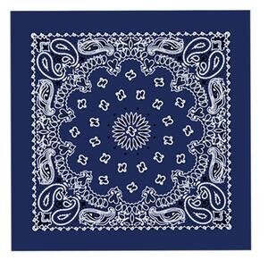 NWT Hot Leathers BAP1008 Classic Navy Paisley Bandana